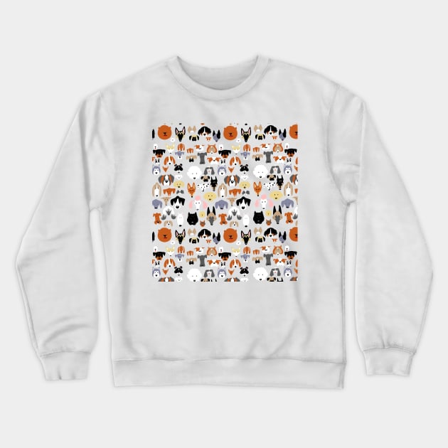 Parade of Dogs Crewneck Sweatshirt by ApolloOfTheStars